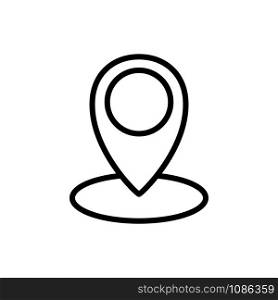 map pointer - locator icon vector design template