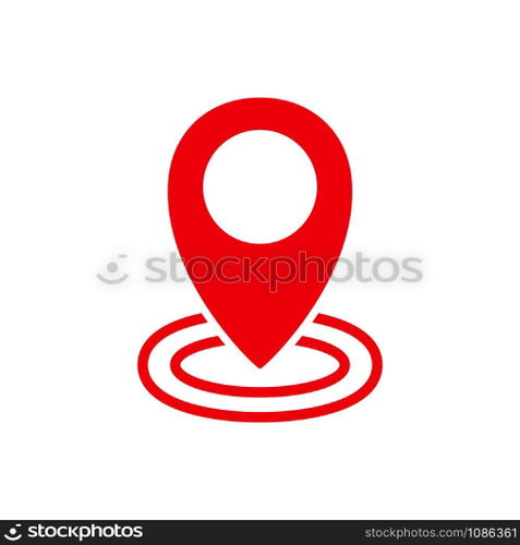 map pointer - locator icon vector design template