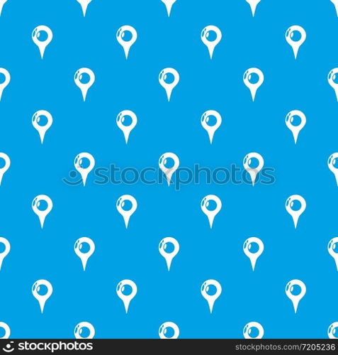 Map pointer pattern vector seamless blue repeat for any use. Map pointer pattern vector seamless blue