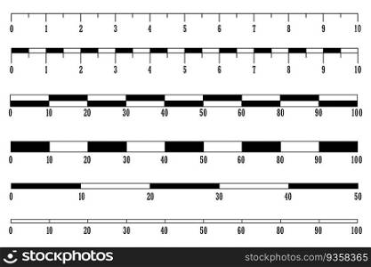 map scales graphics, measuring distance. set of metric rulers. Mackup for rulers. Measuring scales. Unit distances. Size indicators. Vector illustration. stock image. EPS 10.. map scales graphics, measuring distance. set of metric rulers. Mackup for rulers. Measuring scales. Unit distances. Size indicators. Vector illustration. stock image.