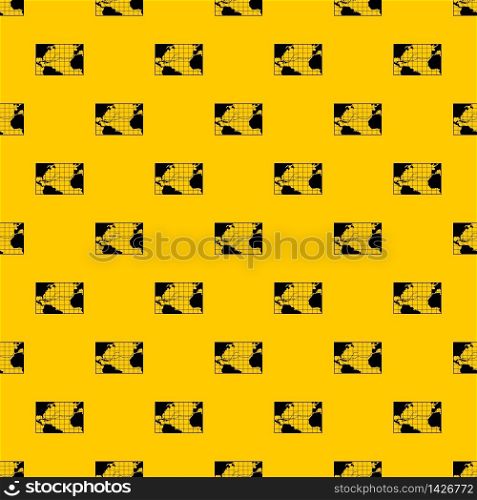 Map trips of Columbus pattern seamless vector repeat geometric yellow for any design. Map trips of Columbus pattern vector