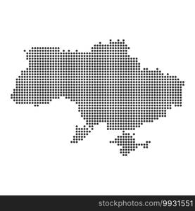 Map with dot - Ukraine . Template for your design. Map with dot 