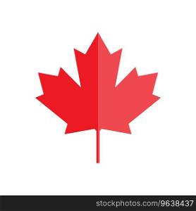 Maple leaf for canada flag symbol Royalty Free Vector Image