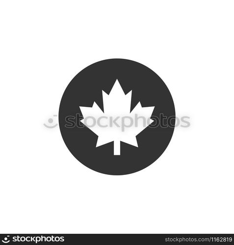 Maple leaf icon graphic design template vector isolated