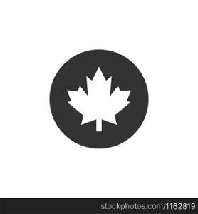 Maple leaf icon graphic design template vector isolated