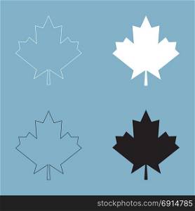 Maple leaf icon .. Maple leaf icon .