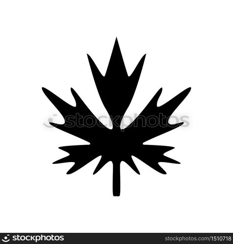 Maple leaf icon vector