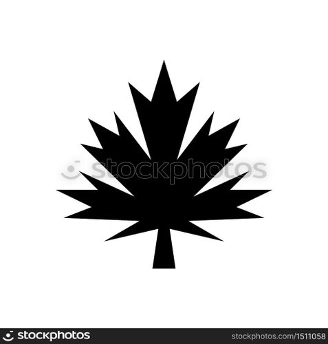 Maple leaf icon vector