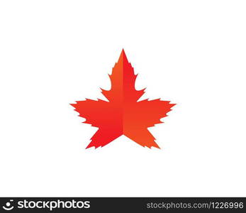 Maple Leaf Logo Design Template