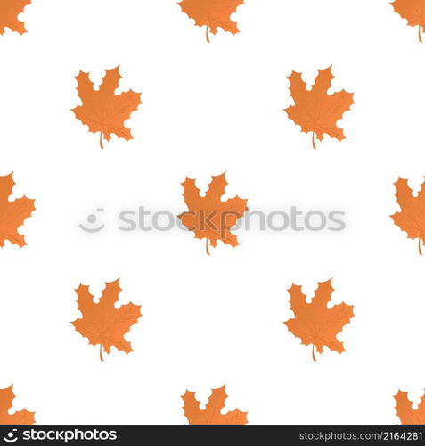 Maple leaf pattern seamless background texture repeat wallpaper geometric vector. Maple leaf pattern seamless vector