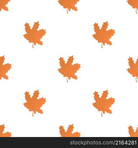 Maple leaf pattern seamless background texture repeat wallpaper geometric vector. Maple leaf pattern seamless vector