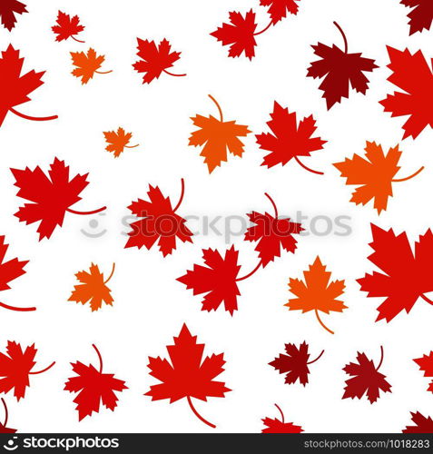 Maple leaf vector illustration design template