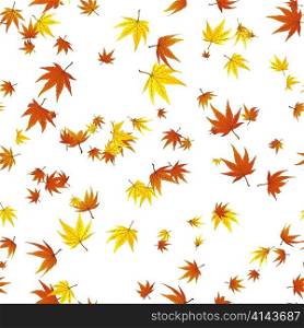 Maple seamless foliage. For easy making seamless pattern just drag all group into swatches bar, and use it for filling any contours.