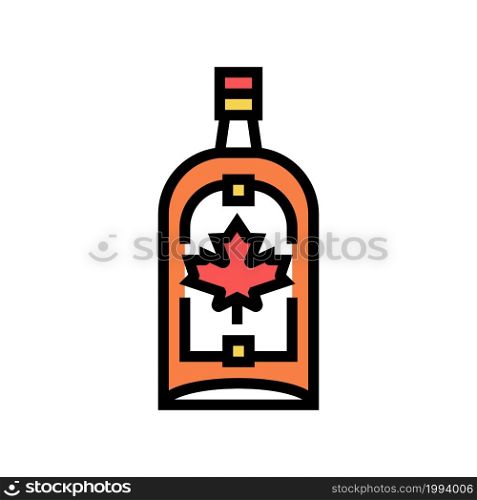 maple spirits color icon vector. maple spirits sign. isolated symbol illustration. maple spirits color icon vector illustration