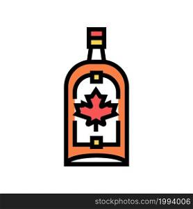 maple spirits color icon vector. maple spirits sign. isolated symbol illustration. maple spirits color icon vector illustration