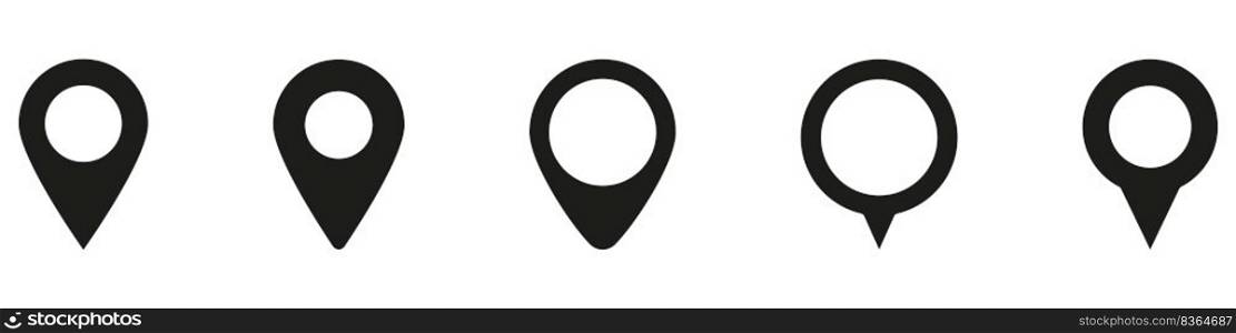 Maps pin. Location map icon.. Maps pin. Location map icon