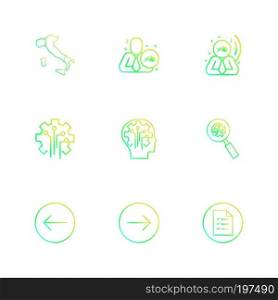 maps , world , emlpoyee , corporate , gear  , robot , search , left , right , document , icon, vector, design,  flat,  collection, style, creative,  icons