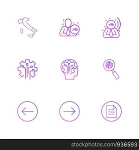 maps , world , emlpoyee , corporate , gear , robot , search , left , right , document , icon, vector, design, flat, collection, style, creative, icons