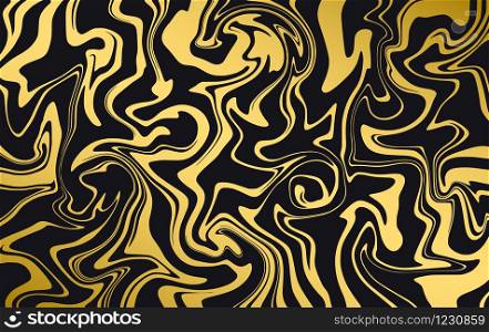 Marble texture. Dynamic liquid pattern in gold. Golden wavy lines. Vector fluid background for your design project. Marble texture. Dynamic liquid pattern in gold. Golden wavy lines. Vector fluid background for your design project.