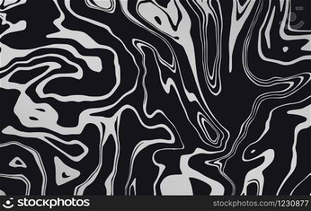 Marble texture. Dynamic liquid pattern in silver. Golden wavy lines. Vector fluid background for your design project. Marble texture. Dynamic liquid pattern in silver. Golden wavy lines. Vector fluid background for your design project.