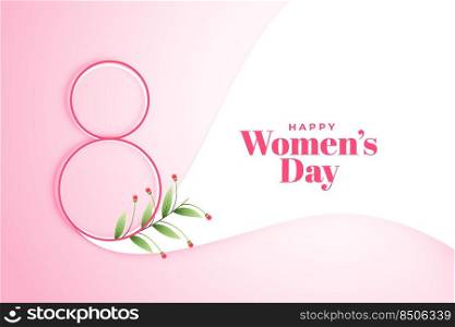 march 8th happy womens day poster design background