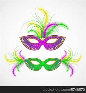 Mardi Gras carnival mask. Vector illustration EPS 10. Mardi Gras carnival mask. Vector illustration