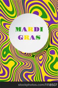 Mardi Gras carnival party background. Fat tuesday. Vector illustration.