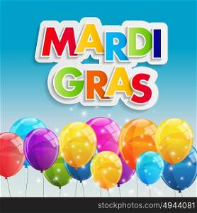 Mardi Gras Party Holiday Poster Background. Vector Illustration EPS10. Mardi Gras Party Holiday Poster Background. Vector Illustration