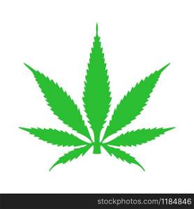 Marijuana, cannabis icon vector design on white background