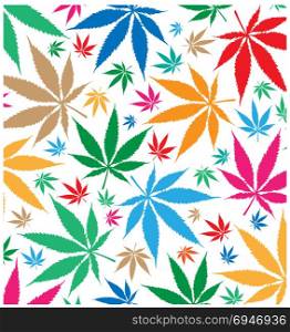marijuana color pattern background