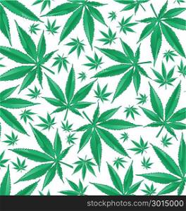 marijuana green pattern background. marijuana green pattern on white background