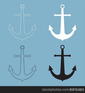 Marine anchor icon .. Marine anchor icon .