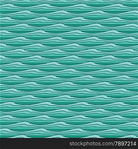 Marine wave pattern. Ripple pattern. Repeating texture. Wavy graphic background.