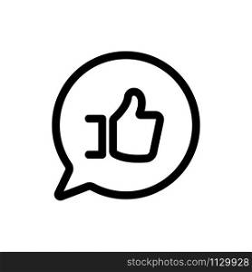 Mark like the vector icon. A thin line sign. Isolated contour symbol illustration. Mark like the vector icon. Isolated contour symbol illustration