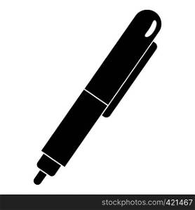 Marker pen icon. Simple illustration of marker pen vector icon for web. Marker pen icon, simple style