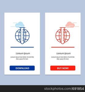 Market Analysis, Analysis, Data, Market, Research Blue and Red Download and Buy Now web Widget Card Template