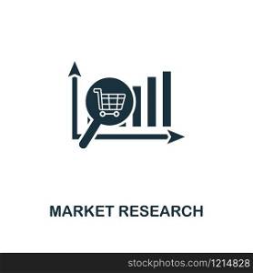 Market Research creative icon. Simple element illustration. Market Research concept symbol design from online marketing collection. For using in web design, apps, software, print. Market Research creative icon. Simple element illustration. Market Research concept symbol design from online marketing collection. For using in web design, apps, software, print.