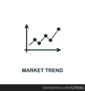 Market Trend icon. Creative element design from risk management icons collection. Pixel perfect Market Trend icon for web design, apps, software, print usage.. Market Trend icon. Creative element design from risk management icons collection. Pixel perfect Market Trend icon for web design, apps, software, print usage