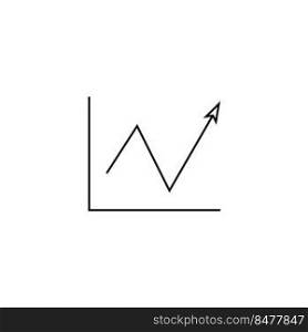 market volatility icon illustration design