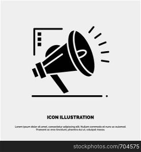 Marketing, Automation, Marketing Automation, Digital solid Glyph Icon vector