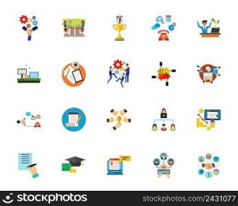 Marketing icon set. Can be used for topics like business, teamwork, start-up, communication