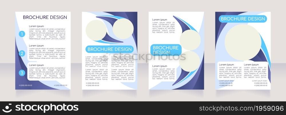 Marketing ideas and solutions blank brochure layout design. Vertical poster template set with empty copy space for text. Premade corporate reports collection. Editable flyer paper pages. Marketing ideas and solutions blank brochure layout design