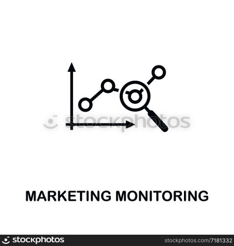 Marketing Monitoring icon. Premium style design from advertising collection. UX and UI. Pixel perfect marketing monitoring icon for web design, apps, software, printing usage.. Marketing Monitoring icon. Premium style design from advertising icon collection. UI and UX. Pixel perfect Marketing Monitoring icon for web design, apps, software, print usage.