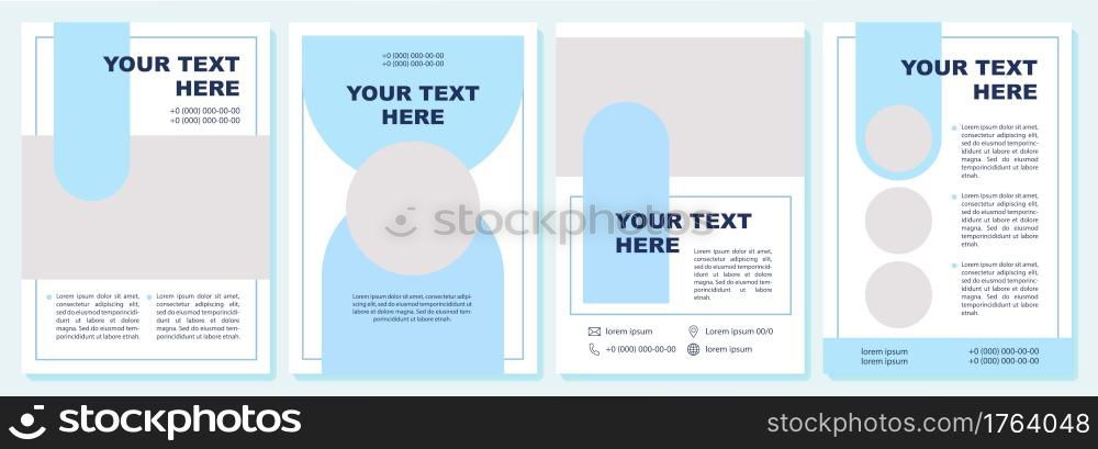 Marketing promotion brochure template. Flyer, booklet, leaflet print, cover design with copy space. Your text here. Vector layouts for magazines, annual reports, advertising posters. Marketing promotion brochure template