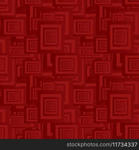 Maroon seamless rectangle pattern background Vector Image