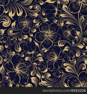 Marriage invitation seamless pattern vector image