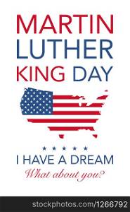 martin luther king jr day banner vector illustration