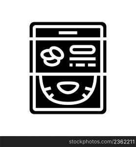 mask cucumber glyph icon vector. mask cucumber sign. isolated contour symbol black illustration. mask cucumber glyph icon vector illustration