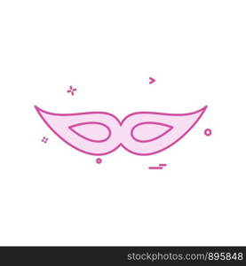 Mask icon design vector