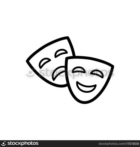 Mask icon trendy